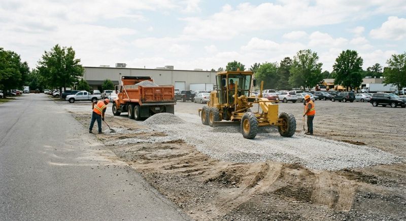 Parking Lot Gravel Repair in Buford, GA